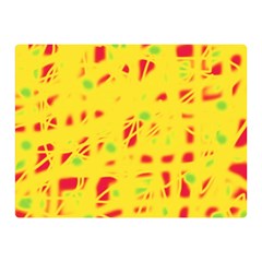 Yellow And Red Double Sided Flano Blanket (mini) 