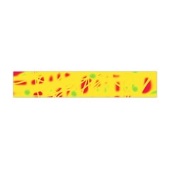 Yellow And Red Flano Scarf (mini)