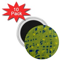 Green And Blue 1 75  Magnets (10 Pack) 