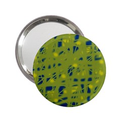 Green And Blue 2 25  Handbag Mirrors