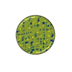 Green And Blue Hat Clip Ball Marker