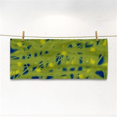 Green And Blue Hand Towel