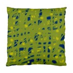 Green and blue Standard Cushion Case (Two Sides) Front