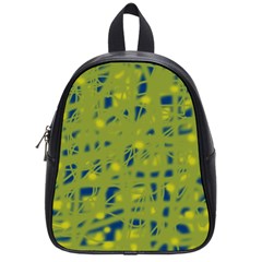 Green And Blue School Bags (small) 