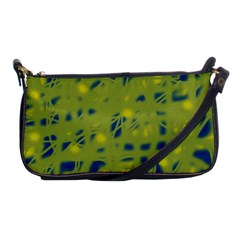 Green And Blue Shoulder Clutch Bags