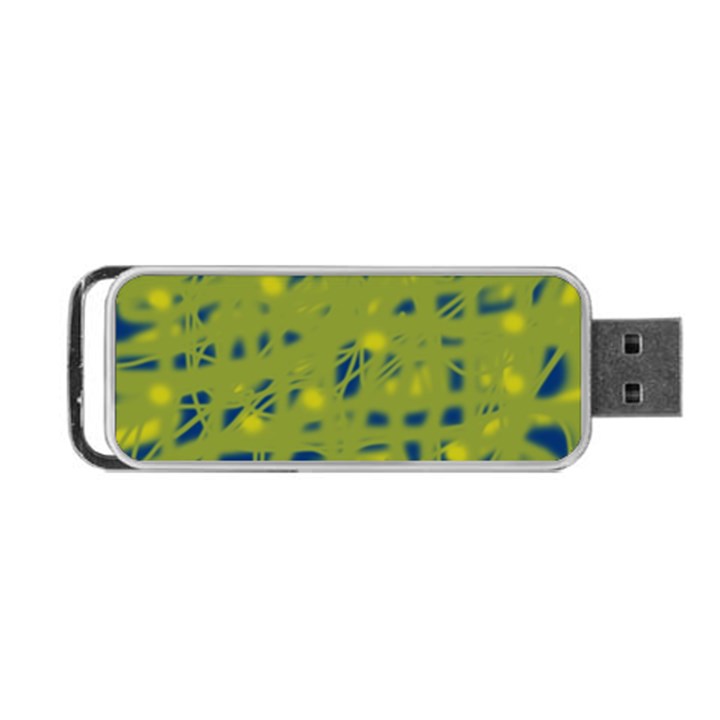 Green and blue Portable USB Flash (Two Sides)