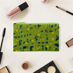 Green And Blue Cosmetic Bag (xs)