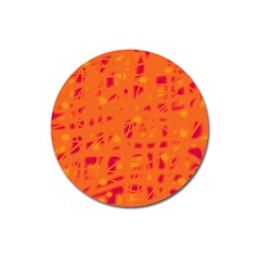 Orange Magnet 3  (round)