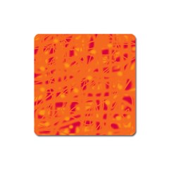 Orange Square Magnet