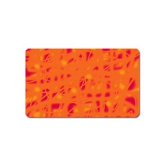 Orange Magnet (name Card) by Valentinaart