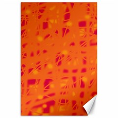 Orange Canvas 24  X 36 