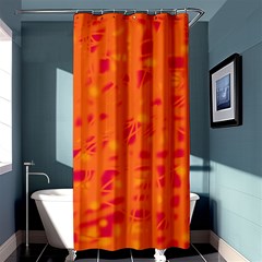 Orange Shower Curtain 36  X 72  (stall) 