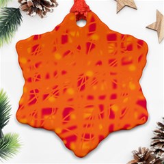 Orange Ornament (snowflake) 