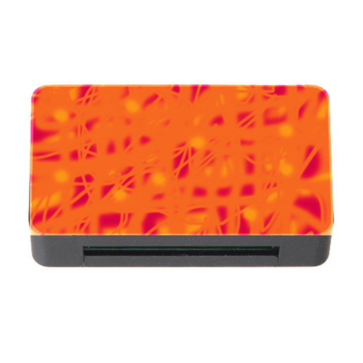 Orange Memory Card Reader with CF