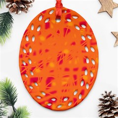 Orange Ornament (oval Filigree) 