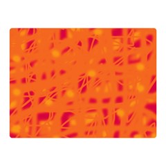 Orange Double Sided Flano Blanket (mini) 