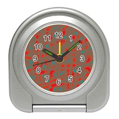 Red And Brown Travel Alarm Clocks