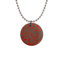 Red And Brown Button Necklaces