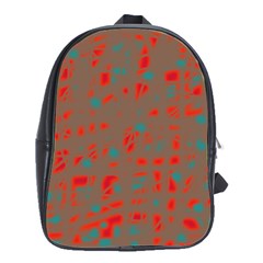 Red And Brown School Bags(large) 