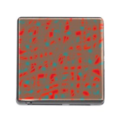 Red And Brown Memory Card Reader (square)