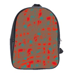 Red And Brown School Bags (xl) 