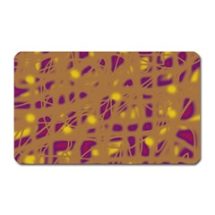 Brown And Purple Magnet (rectangular)