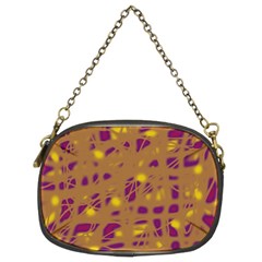 Brown And Purple Chain Purses (two Sides)  by Valentinaart