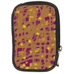 Brown And Purple Compact Camera Cases