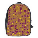 Brown and purple School Bags(Large)  Front