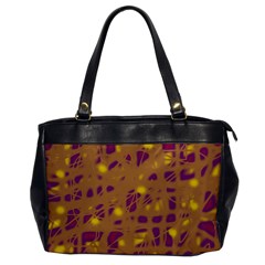 Brown And Purple Office Handbags