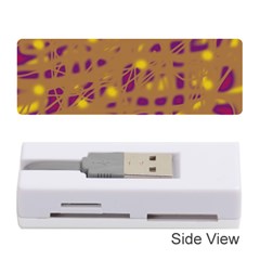 Brown And Purple Memory Card Reader (stick) 