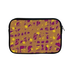 Brown And Purple Apple Ipad Mini Zipper Cases