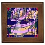 Abstract high art by Moma Framed Tiles Front