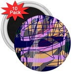 Abstract high art by Moma 3  Magnets (10 pack)  Front