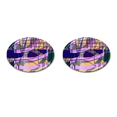 Abstract high art by Moma Cufflinks (Oval)