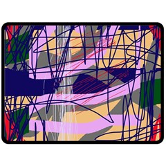 Abstract high art by Moma Fleece Blanket (Large) 