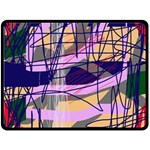 Abstract high art by Moma Fleece Blanket (Large)  80 x60  Blanket Front