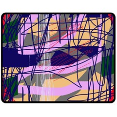 Abstract high art by Moma Fleece Blanket (Medium) 