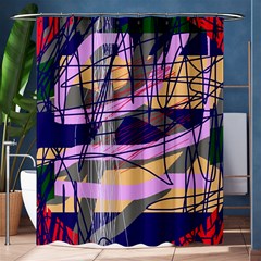 Abstract high art by Moma Shower Curtain 60  x 72  (Medium) 