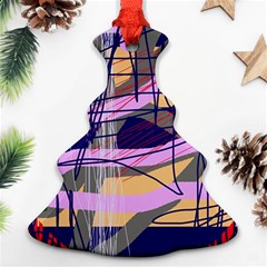 Abstract high art by Moma Christmas Tree Ornament (2 Sides)