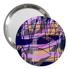 Abstract High Art By Moma 3  Handbag Mirrors by Valentinaart