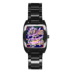 Abstract high art by Moma Stainless Steel Barrel Watch