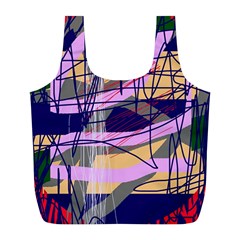 Abstract high art by Moma Full Print Recycle Bags (L) 