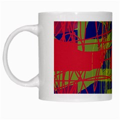 High Art By Moma White Mugs by Valentinaart