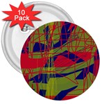 High art by Moma 3  Buttons (10 pack)  Front