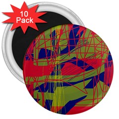 High Art By Moma 3  Magnets (10 Pack) 