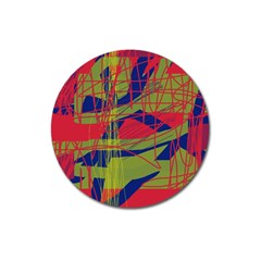 High Art By Moma Magnet 3  (round)