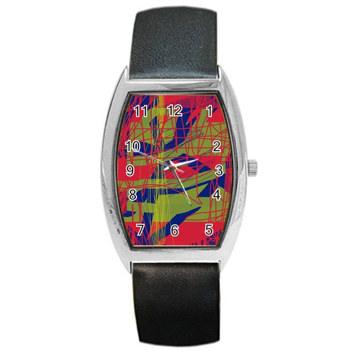 High art by Moma Barrel Style Metal Watch