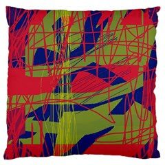 High Art By Moma Large Cushion Case (one Side)