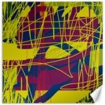 Yellow high art abstraction Canvas 12  x 12   11.4 x11.56  Canvas - 1